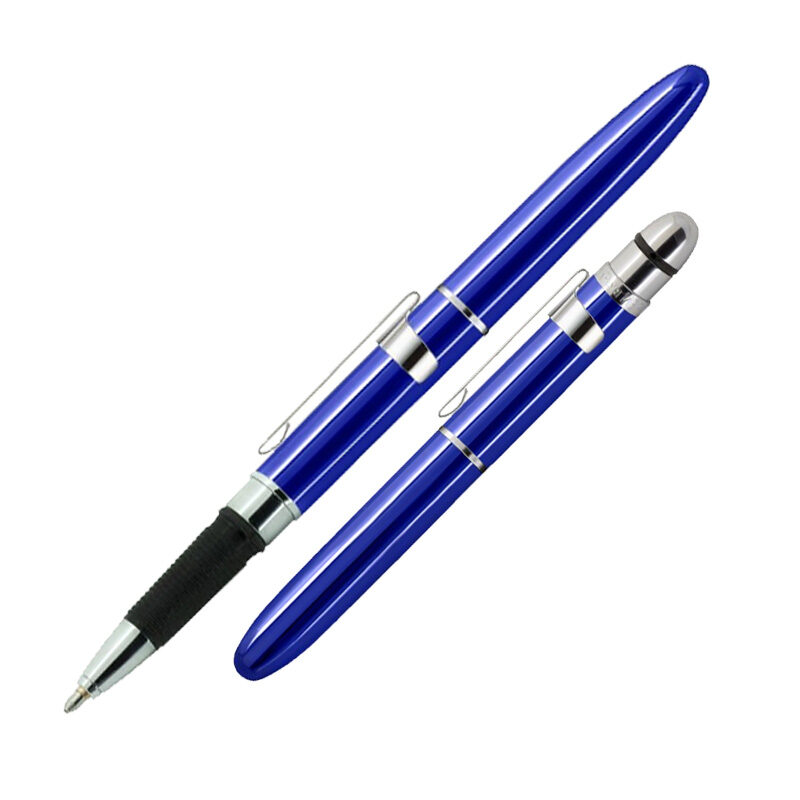 DELUX GRIP BULLET - BLUE WITH CAPACITIVE STYLUS & CHROME CLIP - FABG1/SCL